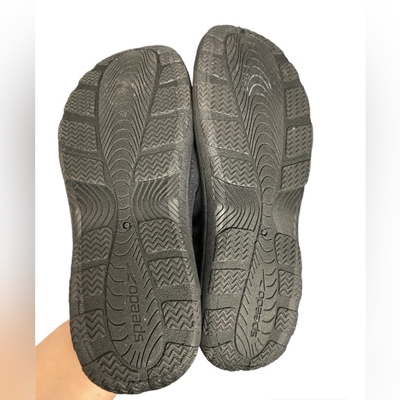 Speedo Mens Black Neon Water Shoes Size S(7/8) - Picture 4 of 8